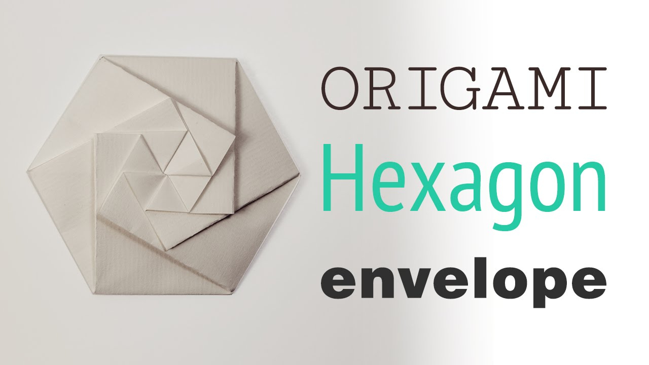 Origami Paper Pouch Origami Hexagonal Envelope Pouch Tutorial Diy