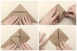 Origami Paper Pouch Origami Paper Storage Pocket Tutorial