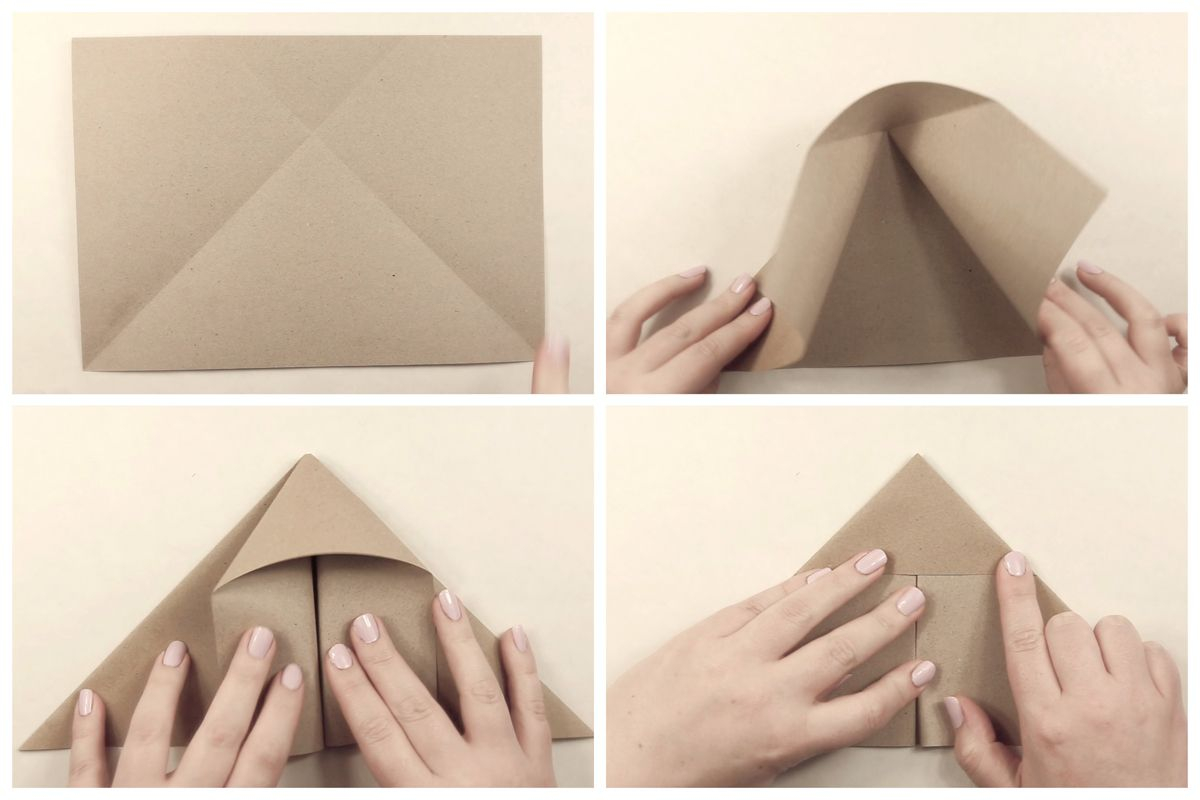 Origami Paper Pouch Origami Paper Storage Pocket Tutorial