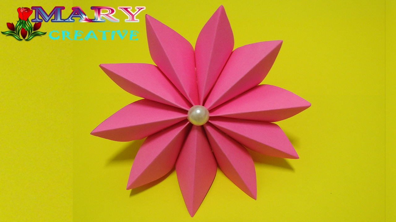 Origami Paper Ribbon Mary Creative Origami 17 How To Make Easy Ribbon Flower