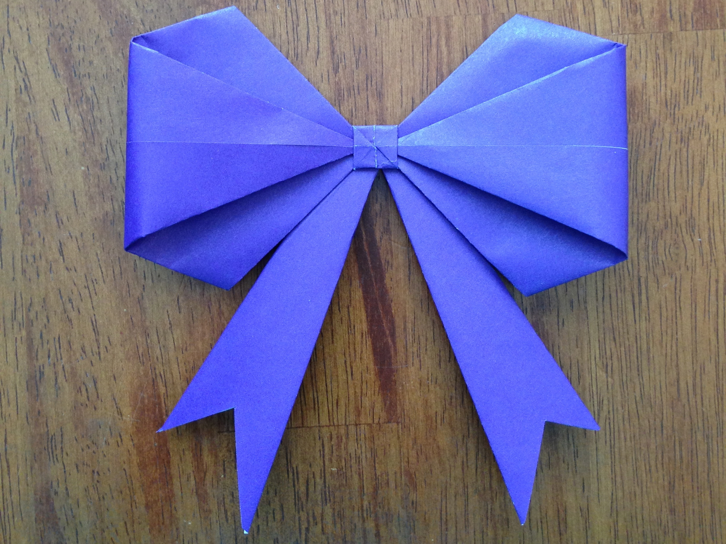 Origami Paper Ribbon Origami Bow Make