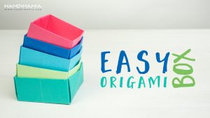 Origami Photo Box Easy Origami Box