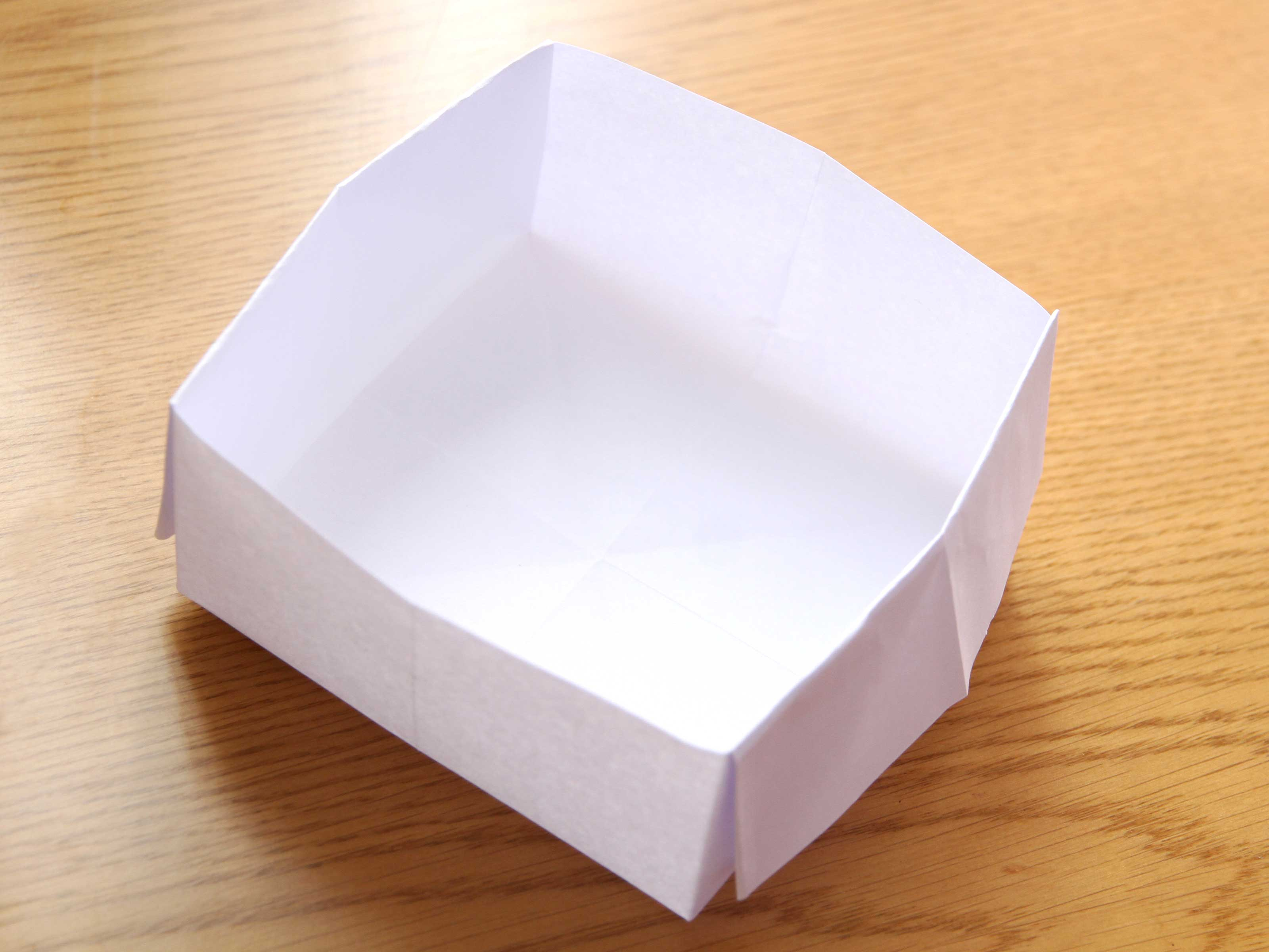 Origami Photo Box How To Make An Origami Box With Printer Paper 12 Steps