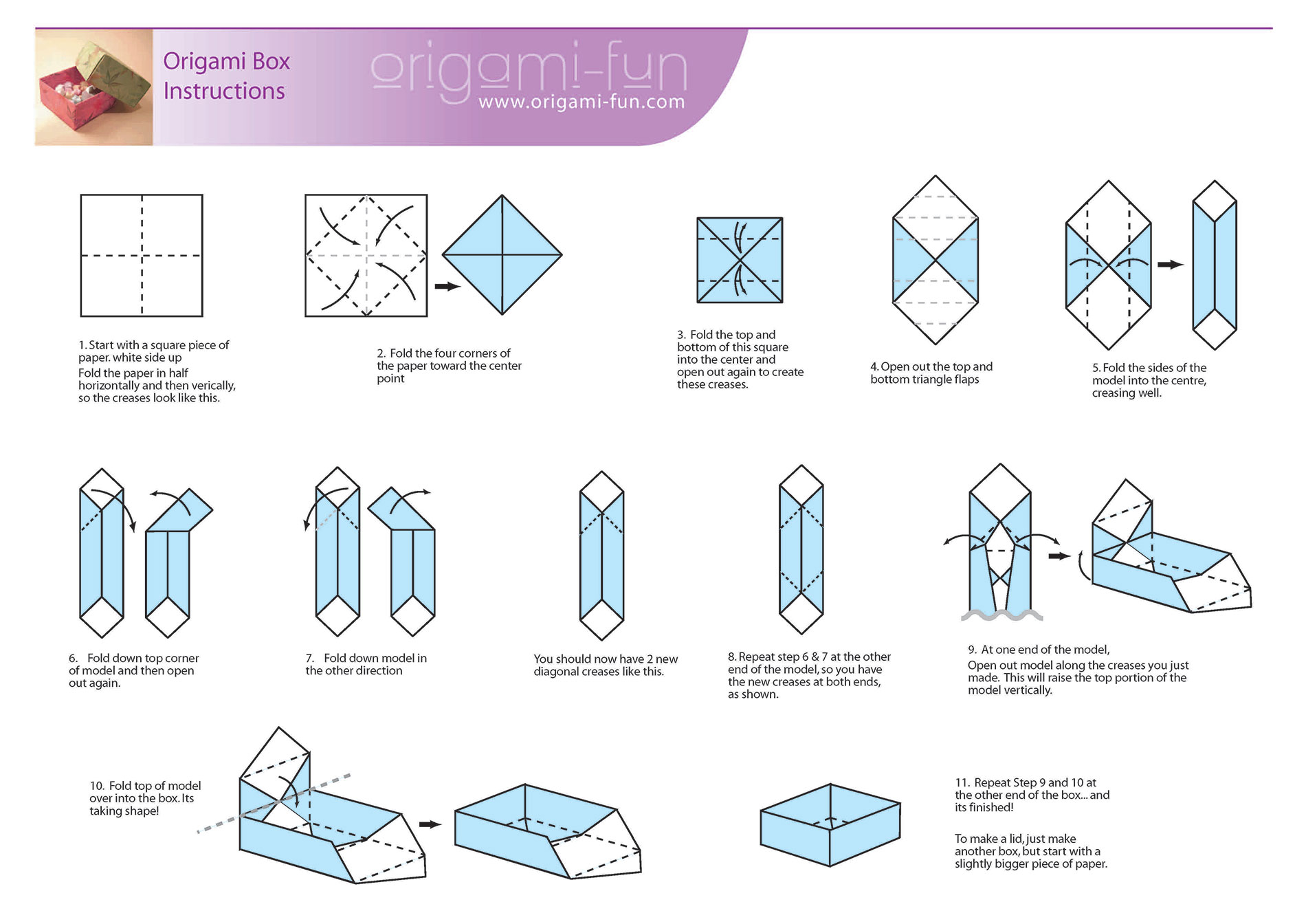 Origami Photo Box Origami Boxes Peace Justice Center