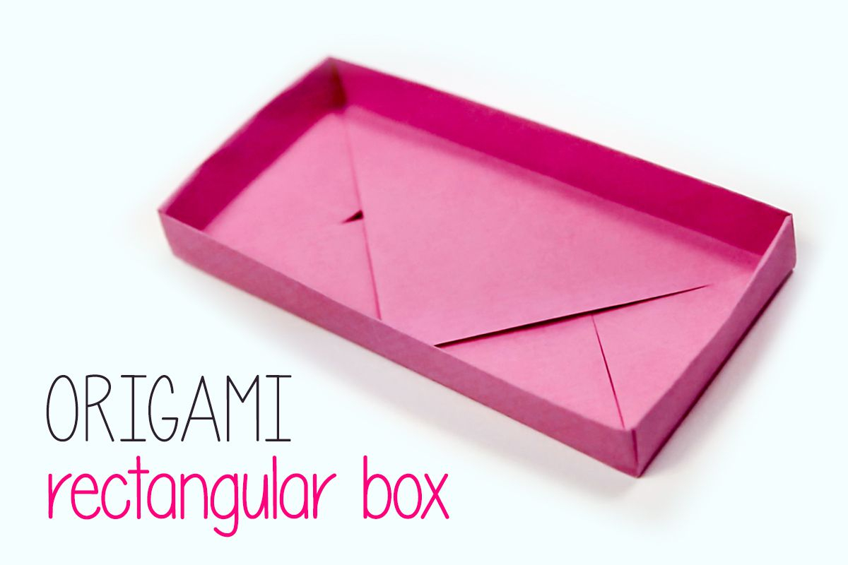 Origami Photo Box Rectangular Origami Box Instructions