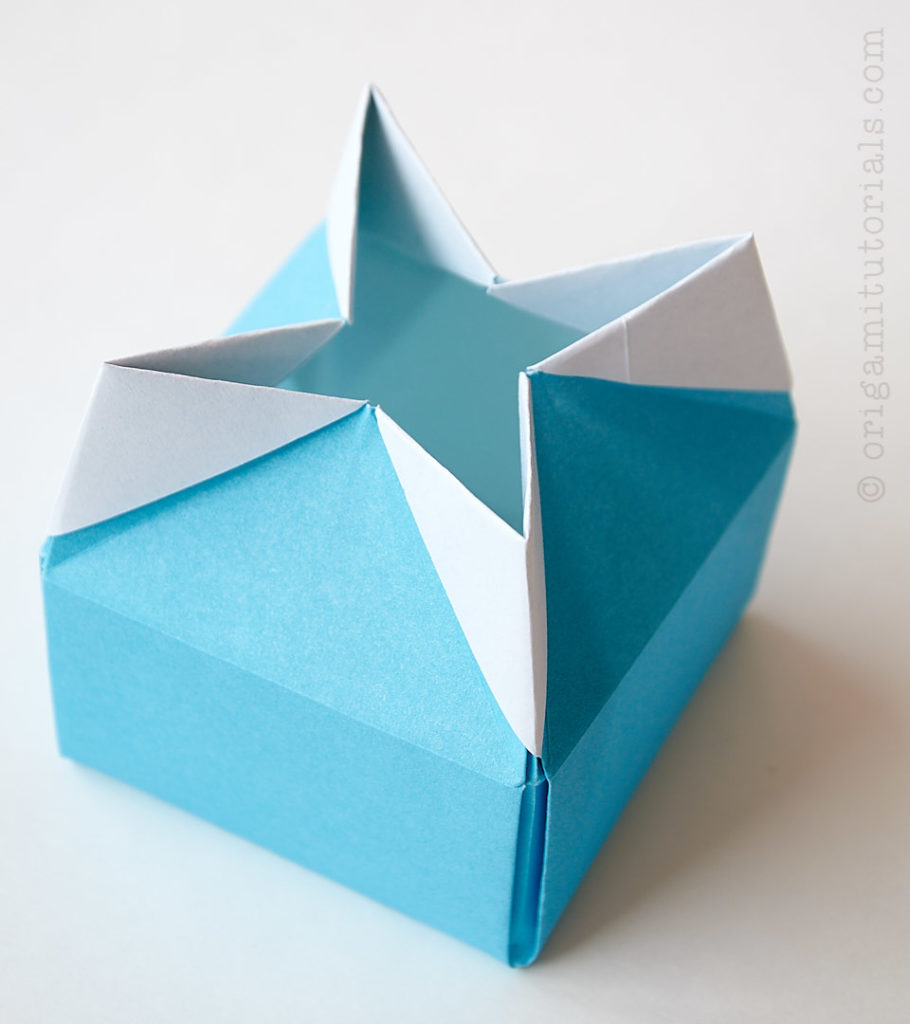 Origami Photo Box Snap Lock Origami Box Origami Tutorials