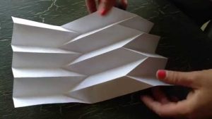 Origami Pleat Fold How To Make Paper Art The Reverse Folded Paper