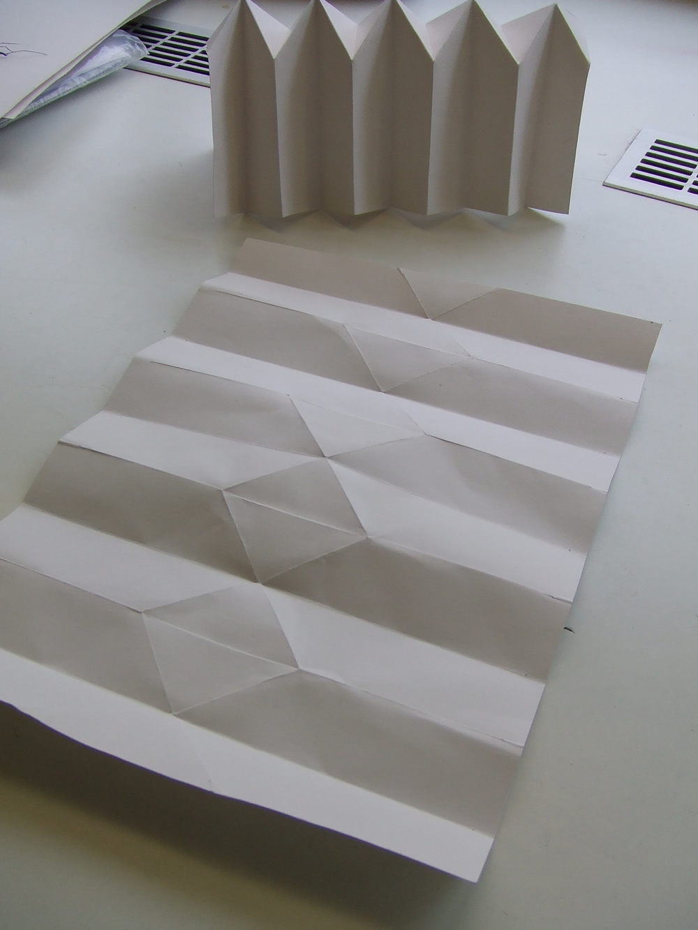 Origami Pleat Fold Origami Flextiles
