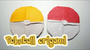 Origami Pokeball Instructions Pokemon Easy Origami Pokeball Tutorial Diy Henry Phm