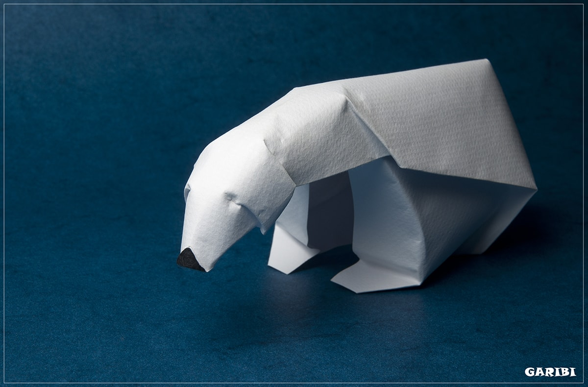Origami Polar Bear 20 Awesome Origami Arctic Animals
