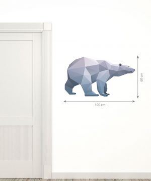 Origami Polar Bear Ambiance Sticker Origami Polar Bear Decal