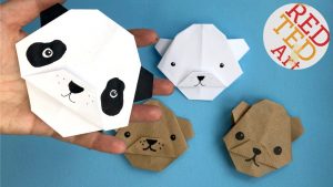 Origami Polar Bear Easy Origami Bear Panda Bear Diy Paper Polar Bear Diy