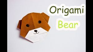 Origami Polar Bear How To Make Origami Bear Face