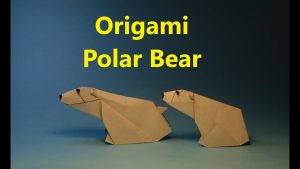 Origami Polar Bear How To Make Origami Polar Bear