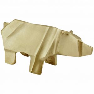 Origami Polar Bear Liv Interior Figurine Origami Polar Bear