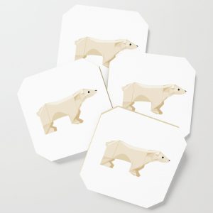 Origami Polar Bear Origami Polar Bear Coaster Staskhabarov