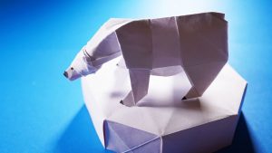 Origami Polar Bear Origami Polar Bear Quentin Trollip Paper Crafts 1101