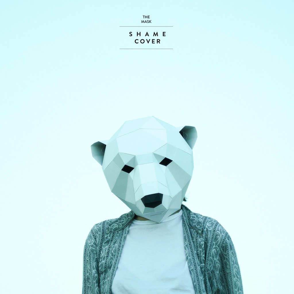 Origami Polar Bear Polar Bear Mask Papercraft Shamecover Facemask Diy Fe Flickr