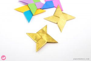 Origami Poodle Instructions Easy Ninja Star Paper