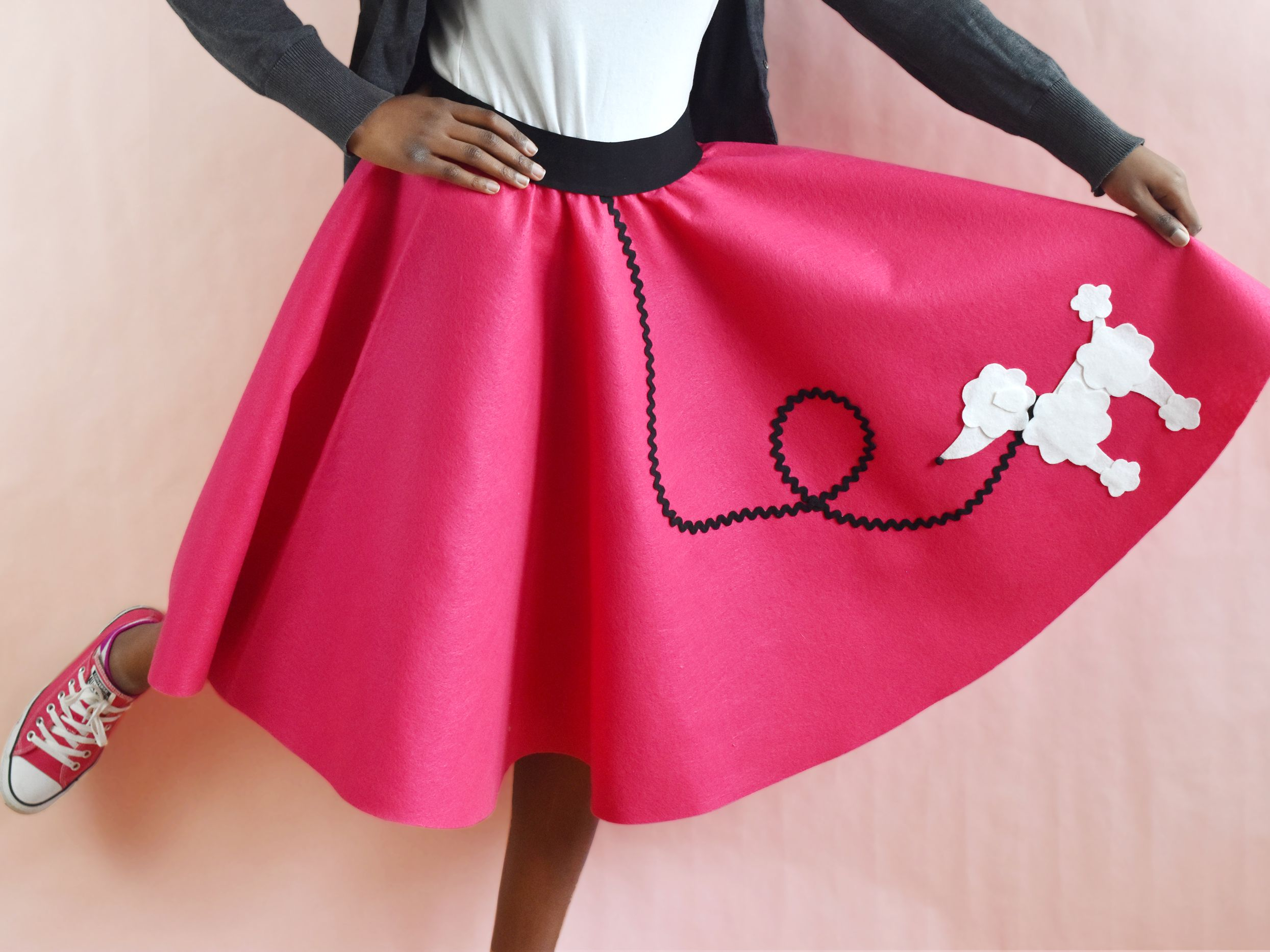 Origami Poodle Instructions How To Make An Easy Sew Poodle Skirt