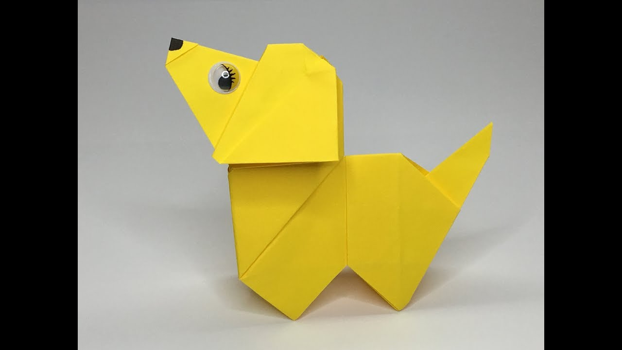 Origami Poodle Instructions Origami Dog Poodle 1 A To Z Diy Origami Paper Craft