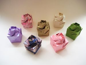 Origami Rose Box Handmade Origami Rose Gift Box Valentines Wedding Gift Proposal Jewellery Sweet Ring Box Mothers Day Gift Ideas Gifts For Her