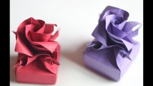 Origami Rose Box How To Make Origami Versailles Box Krystyna Burczyk