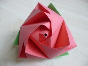 Origami Rose Box Magic Rose Cube Learn 2 Origami Origami Paper Craft