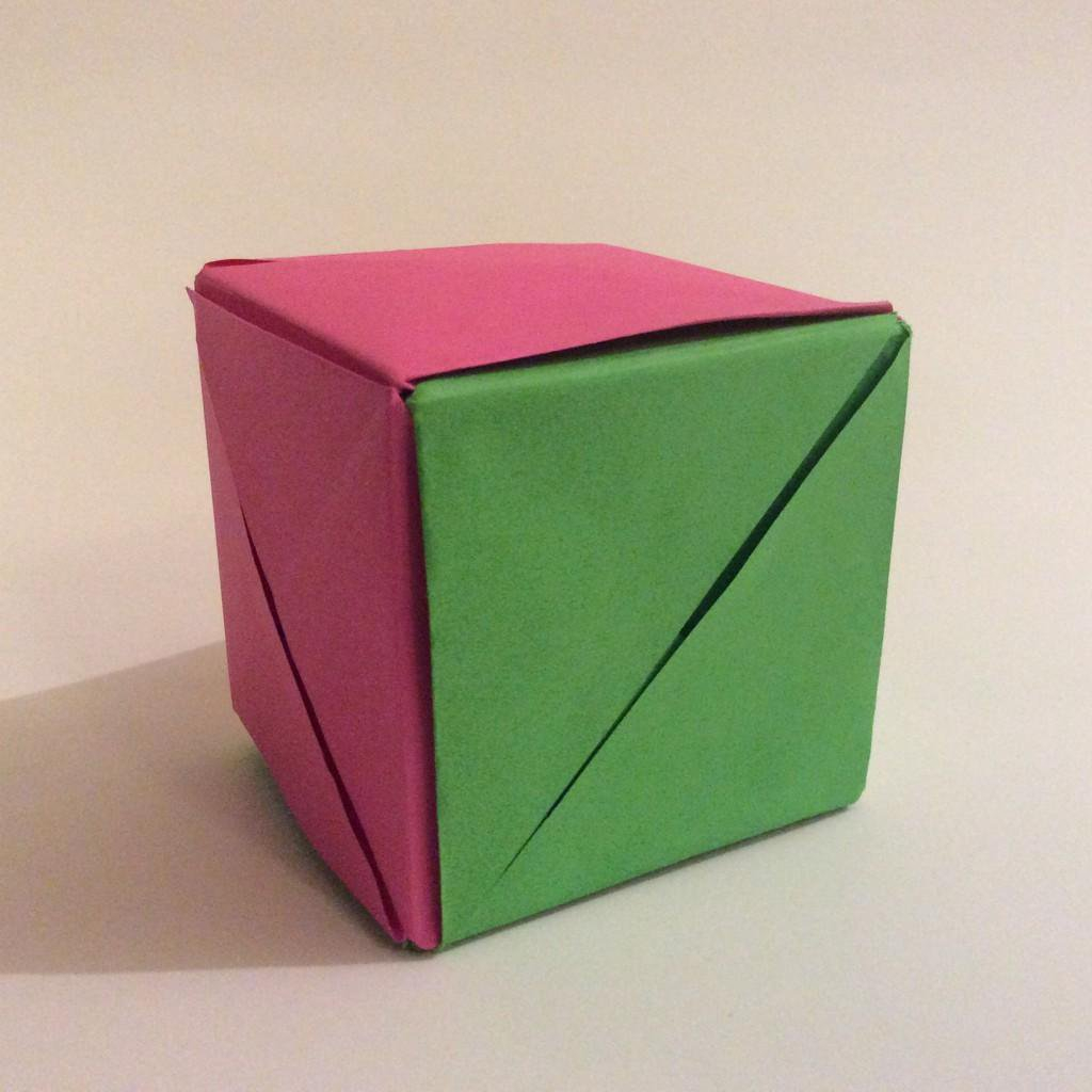 Origami Rose Cube Clarissa Grandi On Twitter Ta Da One Origami Rose Cube