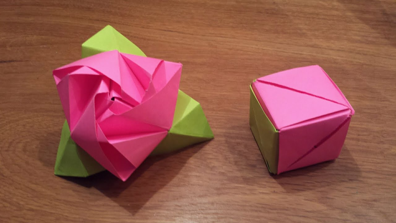 Origami Rose Cube How To Make An Origami Magic Rose Cube Valerie Vann