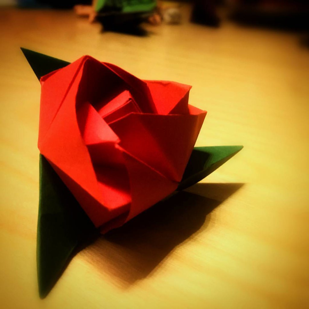 Origami Rose Cube Origami Rose Cube Origami Senza Frontiere Flickr Photo Sharing