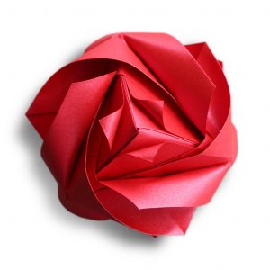 Origami Rose Cube Royal Rose Cube Maria Sinayskaya Learn To Fold This Beau Flickr