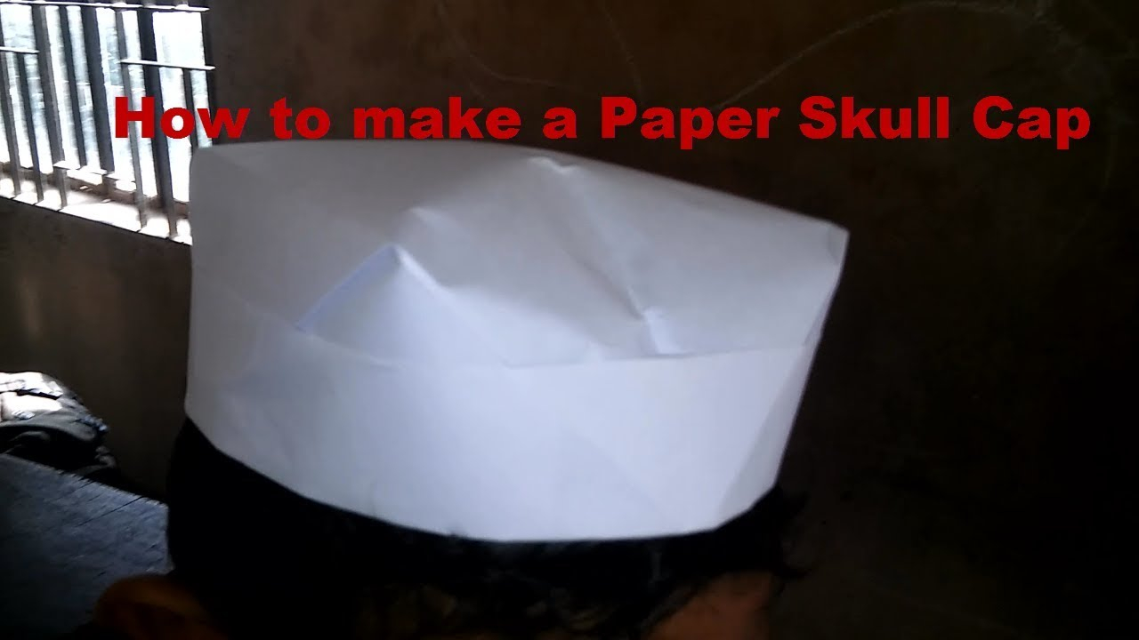 Origami Sailor Hat How To Make A Paper Skull Cap Hands Made Paper Hat Paper Hat Origami
