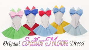 Origami Sailor Hat Origami Sailor Moon Dress Tutorial