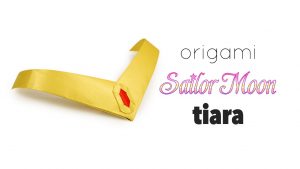 Origami Sailor Hat Origami Sailor Moon Tiara Video Tutorial Paper Kawaii