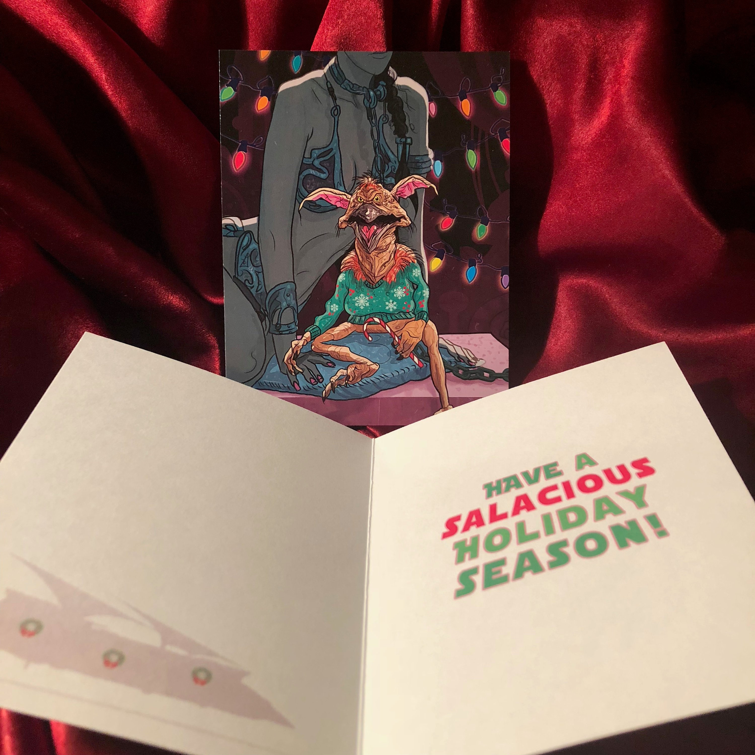 Origami Salacious Crumb Salacious Crumb Star Wars Christmas Card
