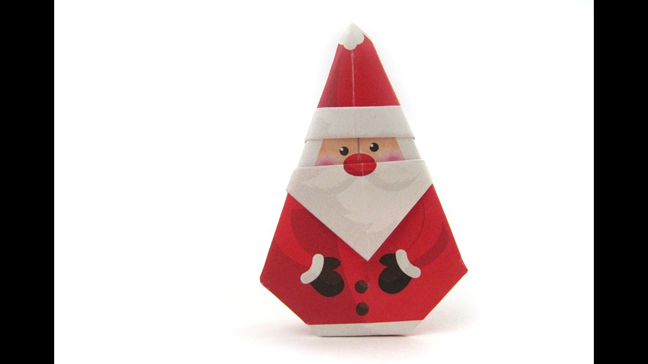 Origami Santa Claus Christmas Origami Santa Claus Easy Origami How To Make An Easy Origami Santa Claus