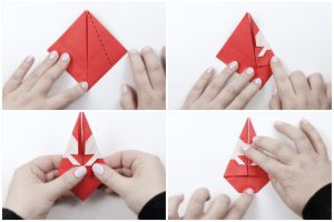 Origami Santa Claus How To Make A Cute Origami Santa