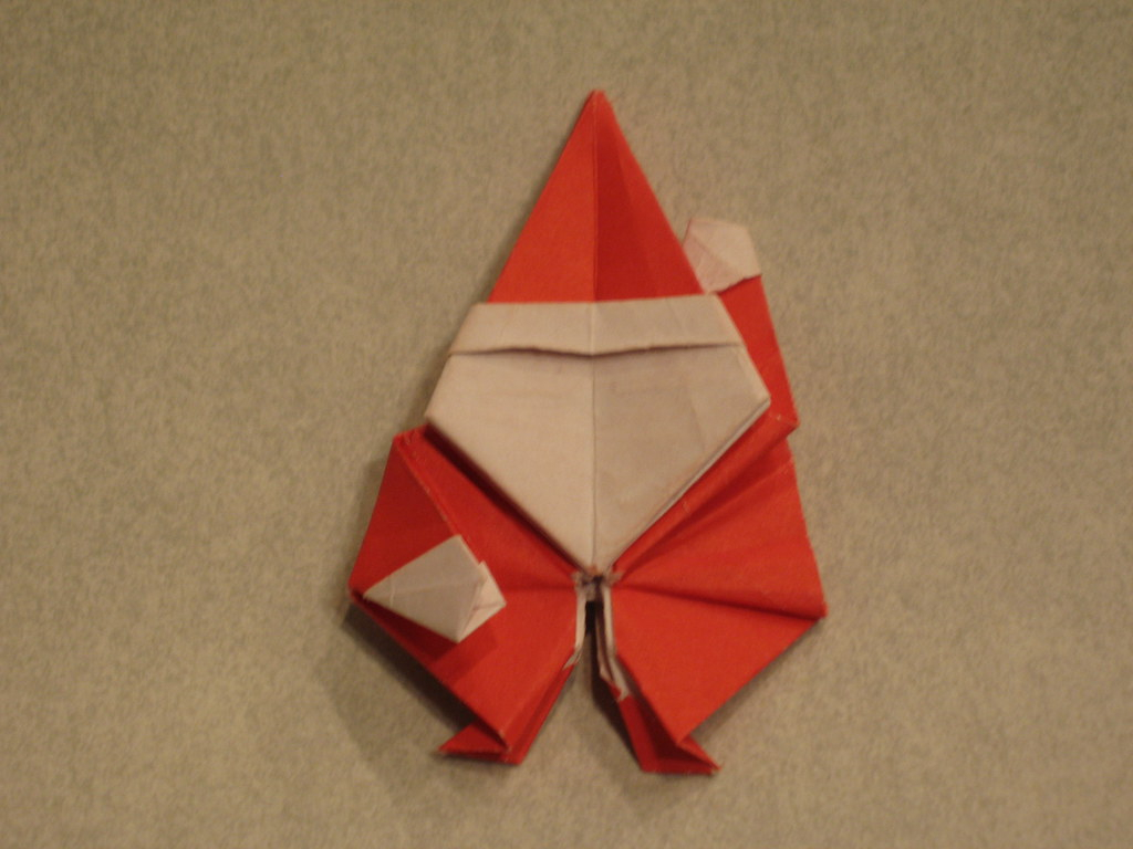 Origami Santa Claus Origami Santa Claus Model Name Santa Claus Designer Bria Flickr