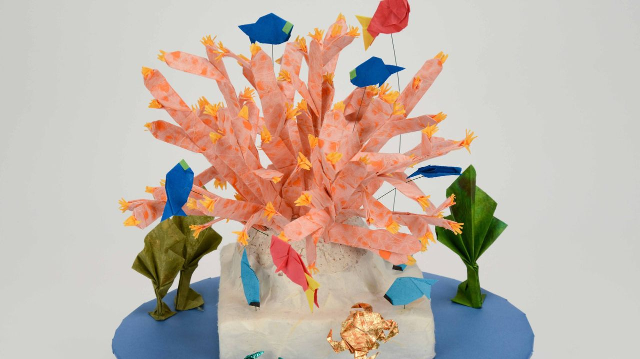 Origami Sea Creatures American Museum Of Natural Historys Origami Holiday Tree Features