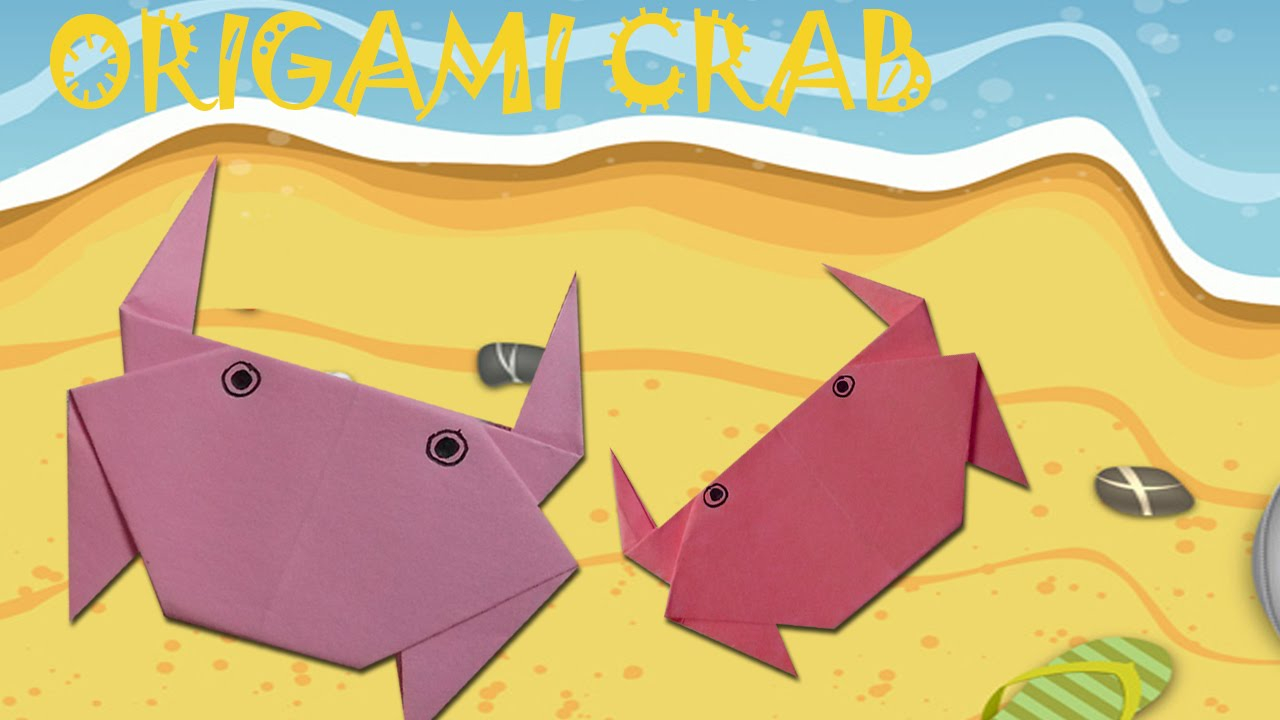 Origami Sea Creatures Origami Crab Origami Easy