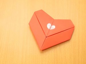 Origami Secret Heart Box How To Make An Origami Heart 15 Steps With Pictures Wikihow