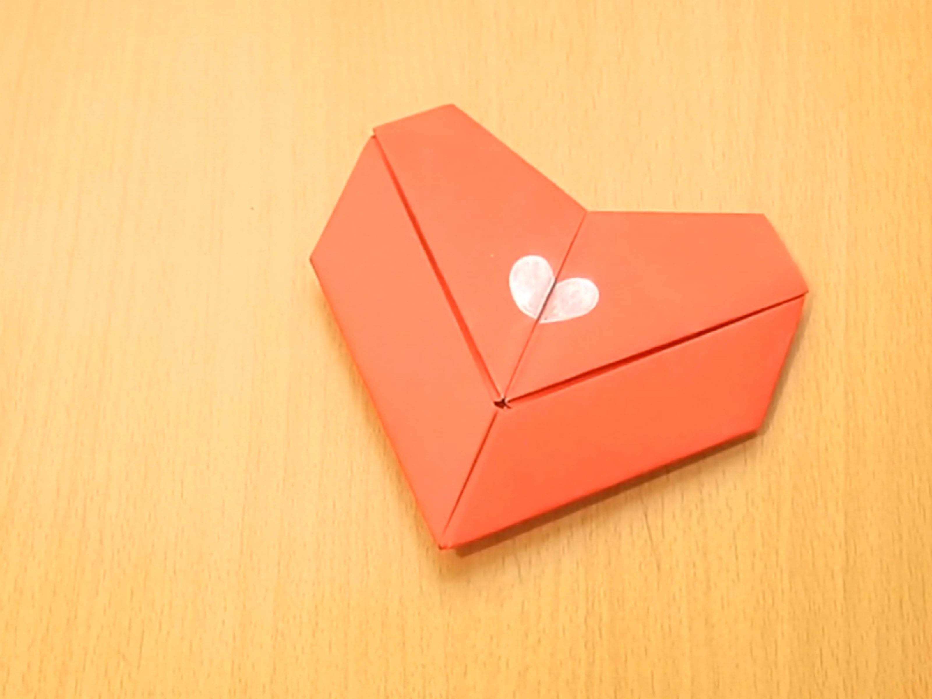Origami Secret Heart Box How To Make An Origami Heart 15 Steps With Pictures Wikihow