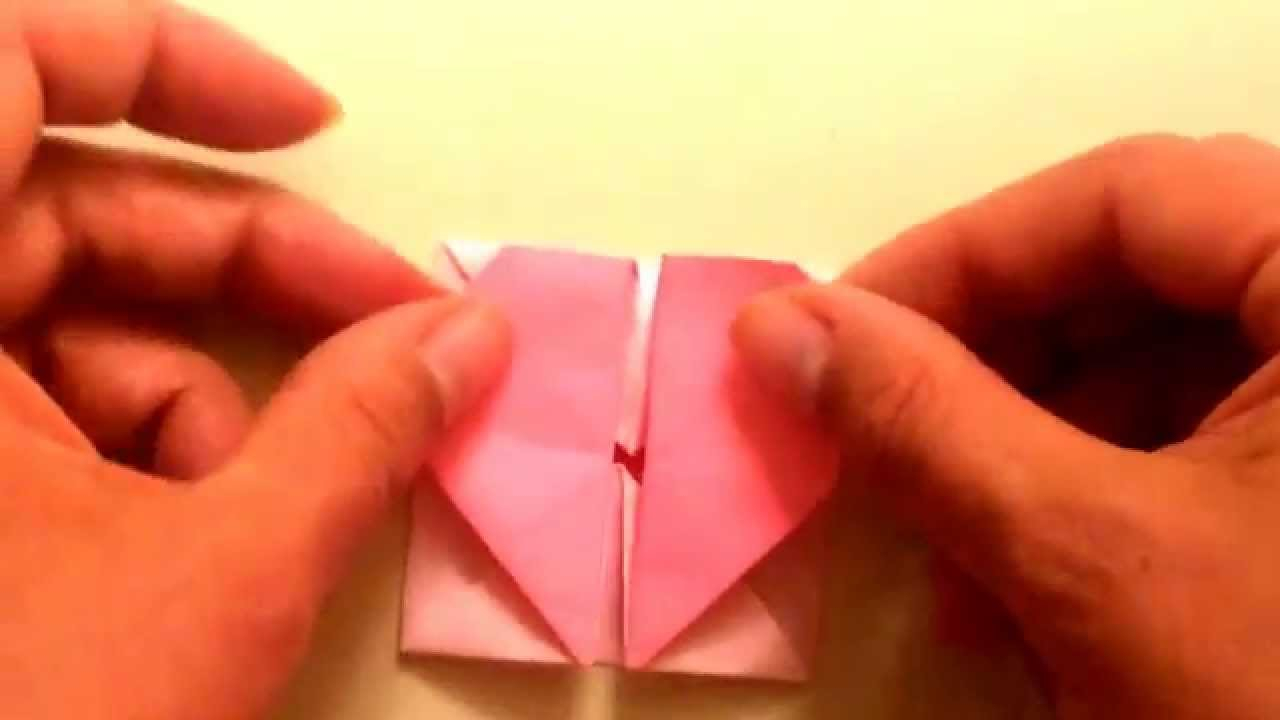Origami Secret Heart Box Origami For Beginners Heart Box With Secret Message Inside