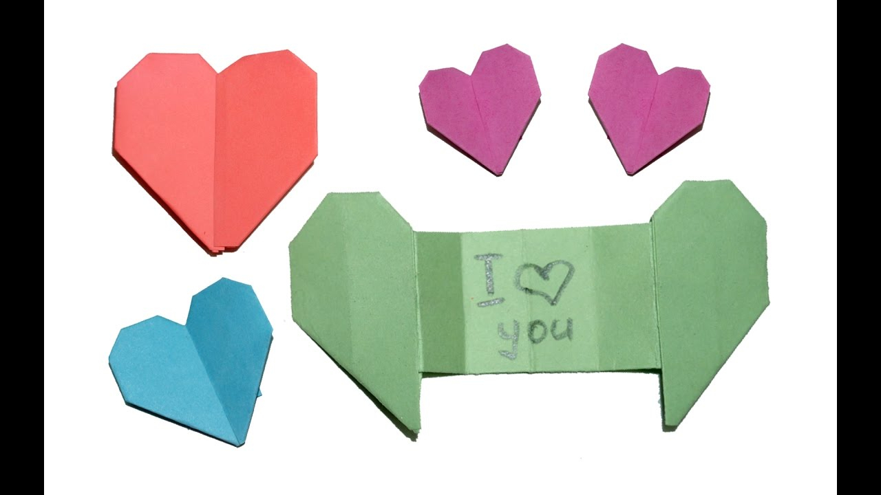 Origami Secret Heart Box Origami Heart With Secret Message Diy Beauty And Easy