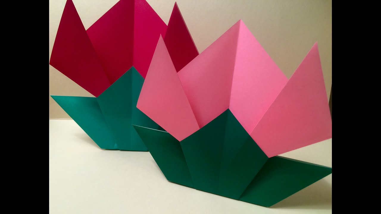 Origami Secret Heart Box Origami Tulip