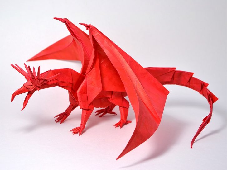 Origami Simple Dragon Shuki Kato 4 5 - craftora.info