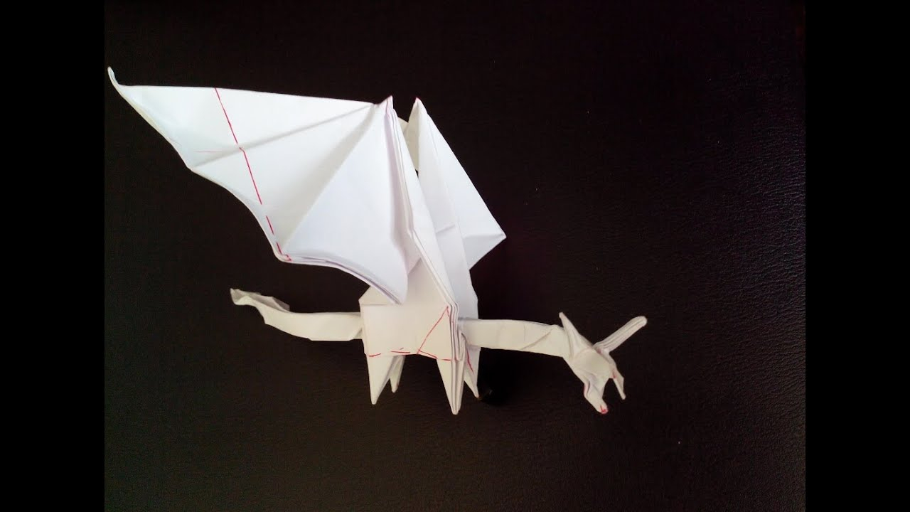 Origami Simple Dragon Shuki Kato Dragon Origami Shuki Kato
