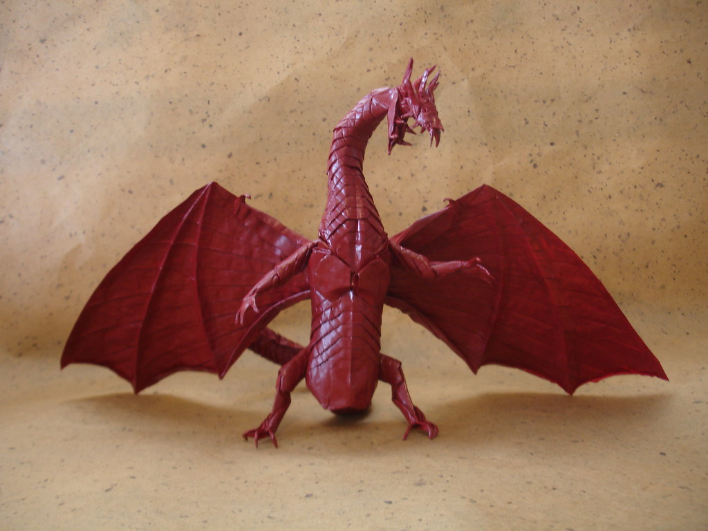 Origami Simple Dragon Shuki Kato The Worlds Best Photos Of Dragon And Shuki Flickr Hive Mind