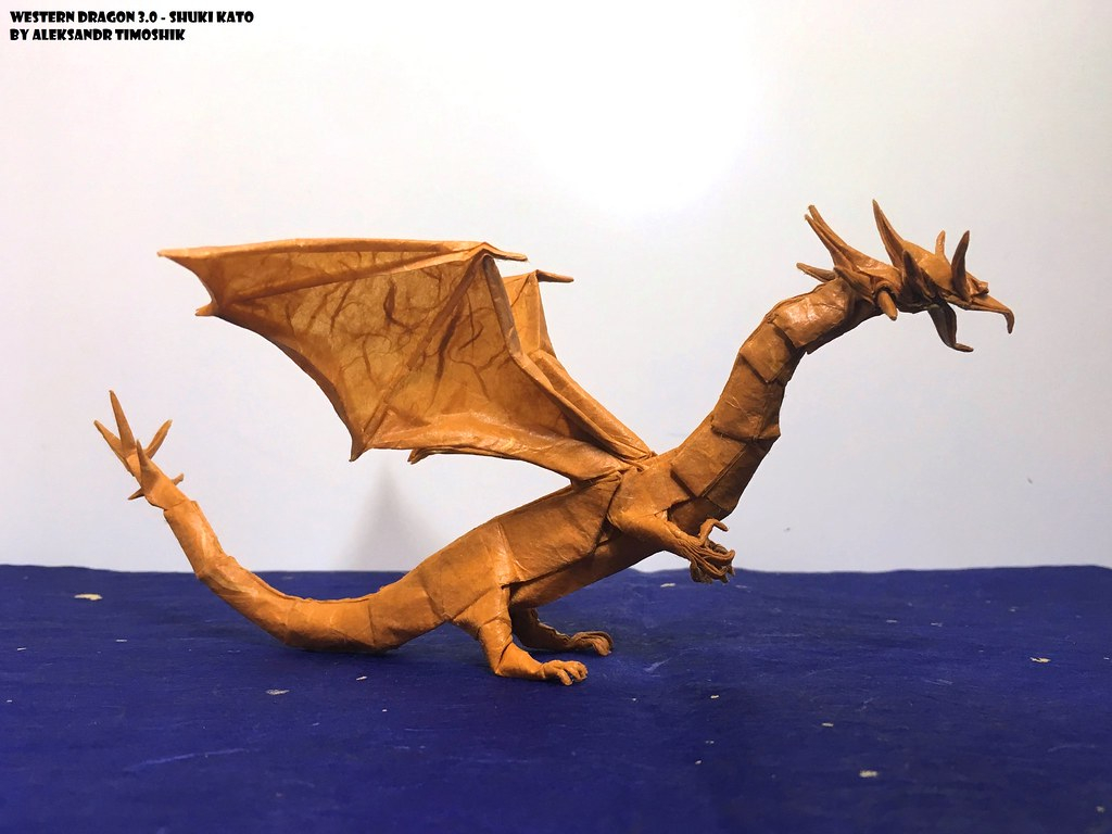 Origami Simple Dragon Shuki Kato The Worlds Most Recently Posted Photos Of Origami And Shuki